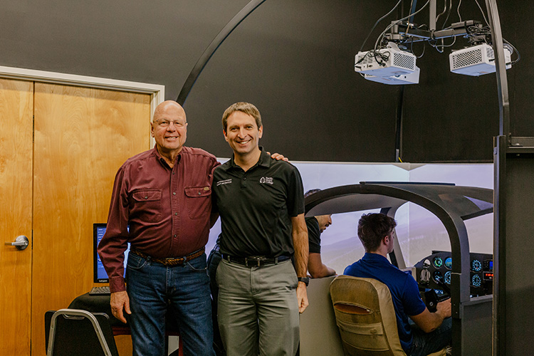 A Dream Come to Life: PUC Flight Center Builds Custom Simulator