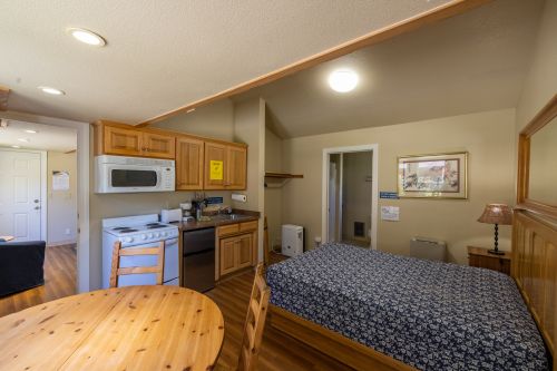 Queen Bedroom with Loft and Kitchenette