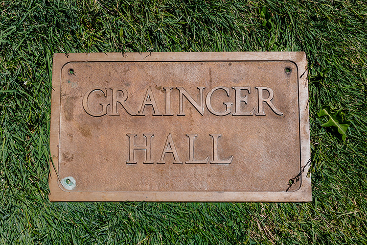 PUC Alum Brings Grainger Hall Plaque Back to Campus 50 Years Later